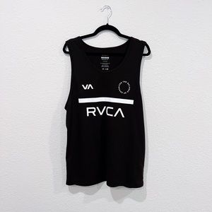 RVCA - Mid Bar Black Tank - L